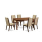 Dining Room Set Mahogany DULA7-MAH-04 By East West Furniture | Dining Sets | Modishstore - 2