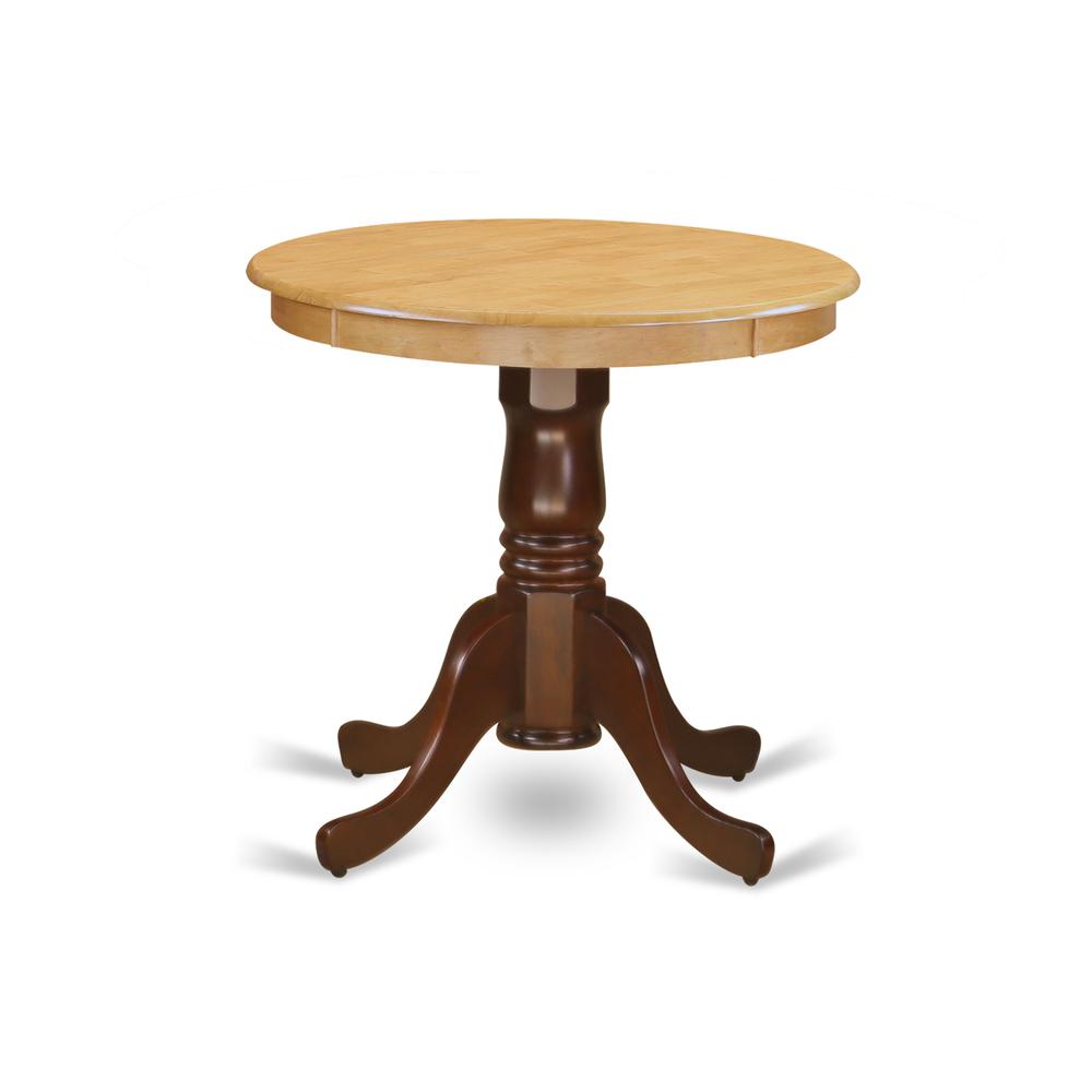 Dining Table Oak & Mahogany EMT-OMA-TP By East West Furniture | Dining Tables | Modishstore - 2