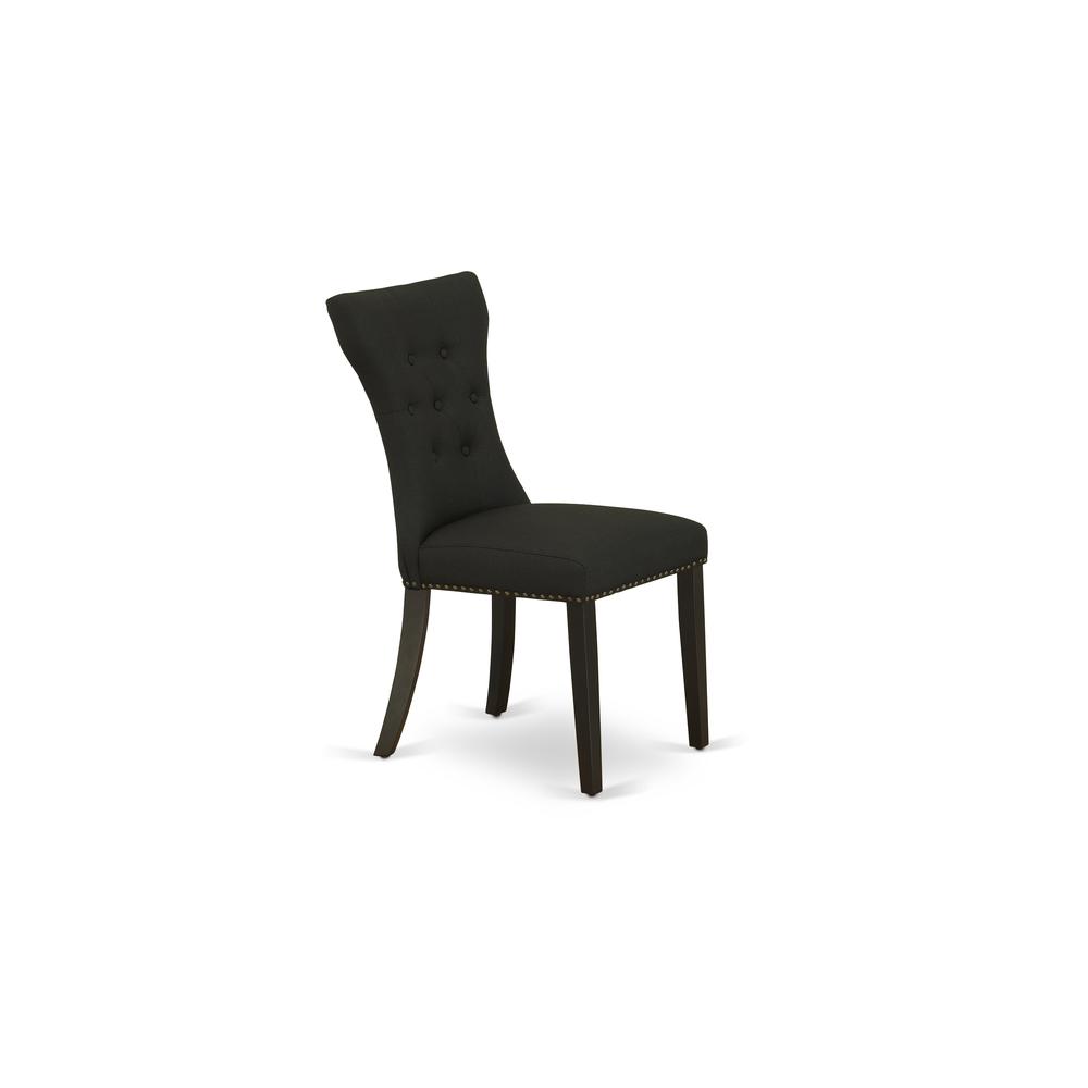 Dining Chair Black GAP1T24 By East West Furniture | Dining Chairs | Modishstore - 4
