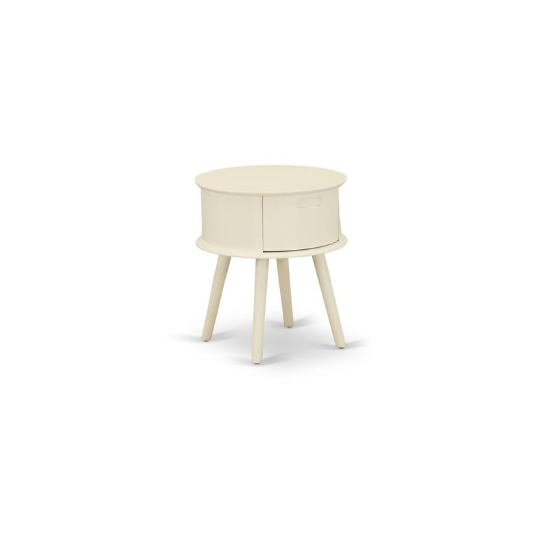Night Stand White GONE05 By East West Furniture | Nightstands | Modishstore