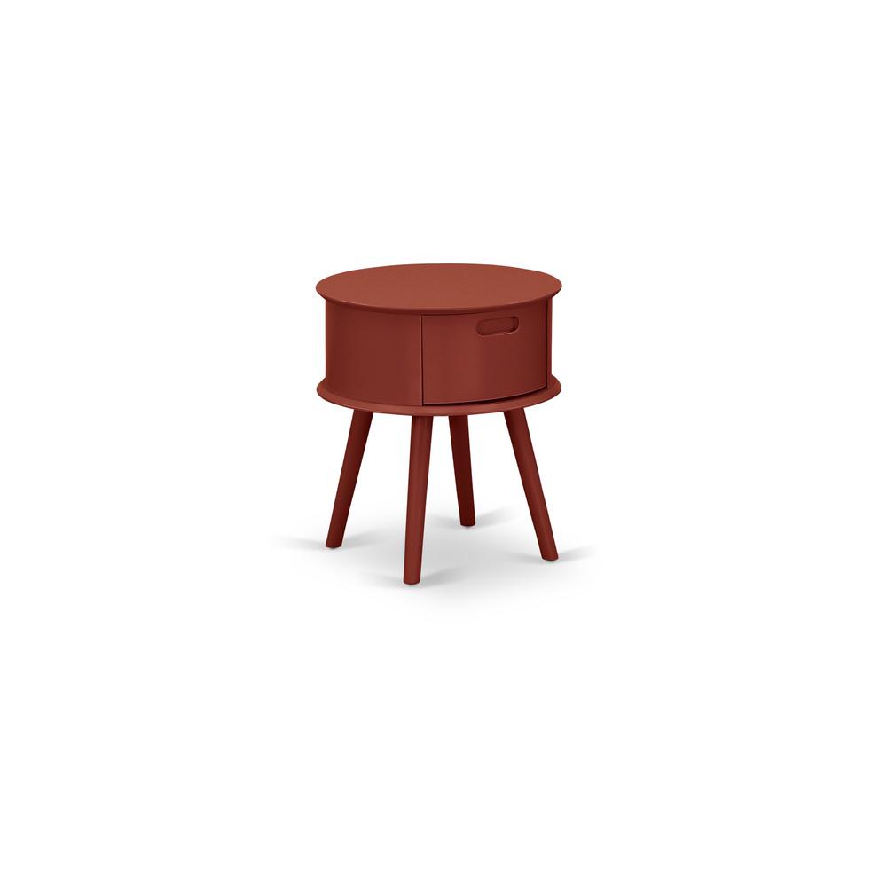 Night Stand Burgundy GONE13 By East West Furniture | Nightstands | Modishstore