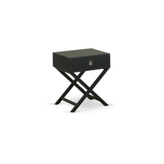 Night Stand Black HANE11 By East West Furniture