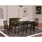 7 Pc Dining Set-Table With Leaf And 6 Dinette Chairs. By East West Furniture | Dining Sets | Modishstore