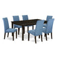 Dining Room Set Cappuccino HEBA7-CAP-21 By East West Furniture | Dining Sets | Modishstore - 2