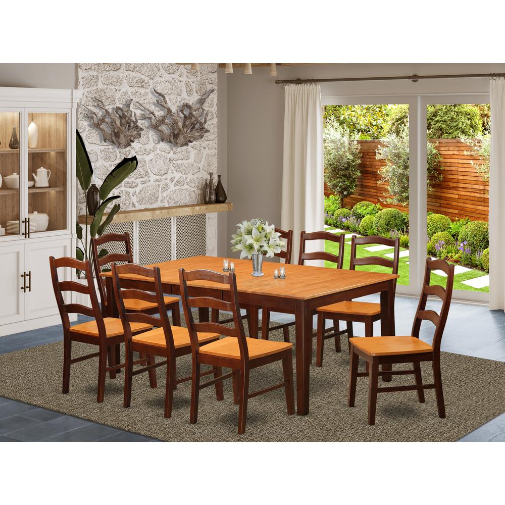 9 Pc Dining Room Set For 8-Dining Table With Leaf And 8 Dining Chairs. By East West Furniture | Dining Sets | Modishstore