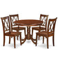 Dining Room Set Mahogany HLCL5-MAH-W By East West Furniture | Dining Sets | Modishstore - 2