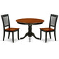 Dining Room Set Black & Cherry HLDA3-BCH-W By East West Furniture | Dining Sets | Modishstore - 2