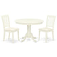 Dining Room Set Linen White HLDA3-LWH-C By East West Furniture | Dining Sets | Modishstore - 2