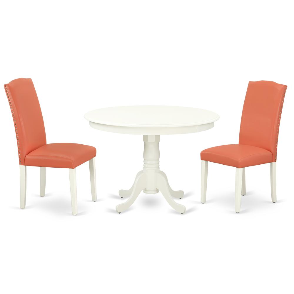 Dining Room Set Linen White HLEN3-LWH-78 By East West Furniture | Dining Sets | Modishstore - 2
