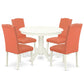 Dining Room Set Linen White HLEN5-LWH-78 By East West Furniture | Dining Sets | Modishstore - 2