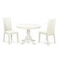 Dining Room Set Linen White HLIP3-LWH-W By East West Furniture | Dining Sets | Modishstore - 2
