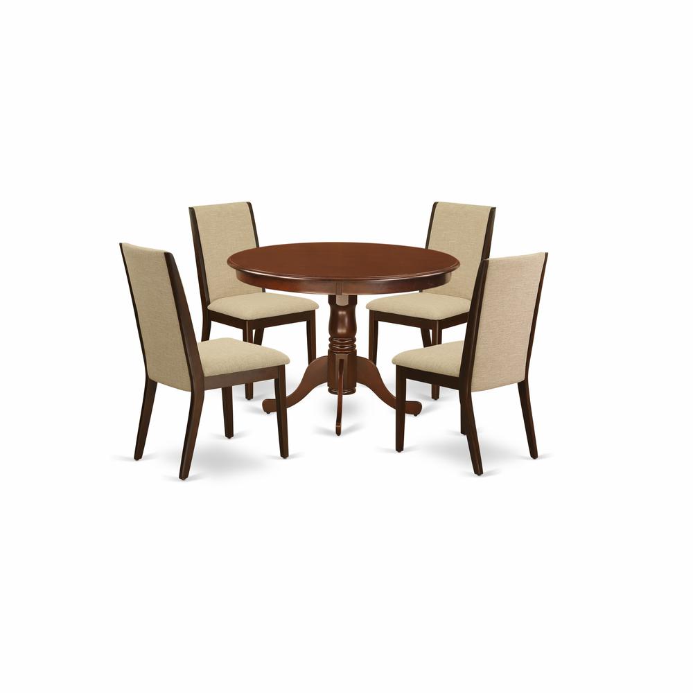 Dining Room Set Mahogany HLLA5-MAH-04 By East West Furniture | Dining Sets | Modishstore - 2