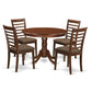 5 Pc Set With A Kitchen Table And 4 Kitchen Chairs In Mahogany By East West Furniture | Dining Sets | Modishstore