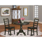 3 Pc Small Kitchen Table And Chairs Set-Kitchen Table And 2 Dinette Chairs. By East West Furniture | Dining Sets | Modishstore