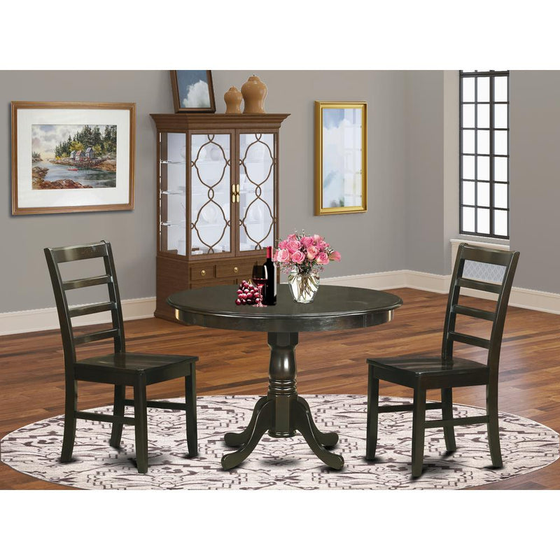 3 Pc Small Kitchen Table And Chairs Set-Kitchen Table And 2 Dinette Chairs. By East West Furniture | Dining Sets | Modishstore