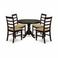 Hlpf5-Cap-C 5 Pc Small Kitchen Table Set-Dining Table And 4 Kitchen Chairs. By East West Furniture | Dining Sets | Modishstore