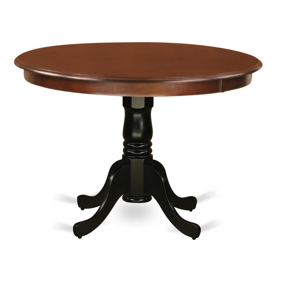 Dining Table Mahogany & Black HLT-MBK-TP By East West Furniture | Dining Tables | Modishstore - 2