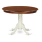 Dining Table Mahogany & Linen White HLT-MLW-TP By East West Furniture | Dining Tables | Modishstore - 2