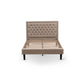 Platform Full Size Bed - Dark Khaki Linen Fabric Upholestered Bed Headboard By East West Furniture | Beds | Modishstore - 2