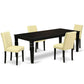 Dining Room Set Black LGAB5-BLK-73 By East West Furniture | Dining Sets | Modishstore - 2