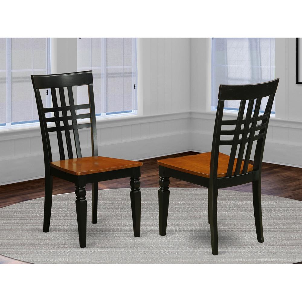Dining Room Set Black & Cherry MZLG3 - BCH - W By East West Furniture | Dining Sets | Modishstore - 3