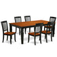 Dining Room Set Black & Cherry LGDA7-BCH-W By East West Furniture | Dining Sets | Modishstore - 2