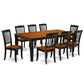 Dining Room Set Black & Cherry LGDA9-BCH-W By East West Furniture | Dining Sets | Modishstore - 2