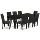 Dining Room Set Black LGDR9-BLK-24 By East West Furniture | Dining Sets | Modishstore - 2
