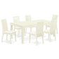 Dining Room Set Linen White LGIP7-LWH-C By East West Furniture | Dining Sets | Modishstore - 2