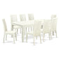 Dining Room Set Linen White LGIP9-LWH-W By East West Furniture | Dining Sets | Modishstore - 2