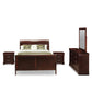 Louis Philippe 5 Piece Queen Size Bedroom Set In Phillip Walnut Finish By East West Furniture | Bedroom Sets | Modishstore - 2