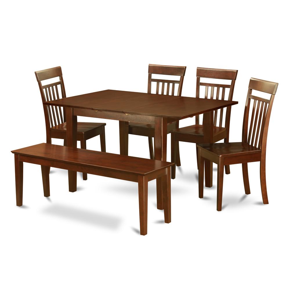 Dining Room Set Mahogany MLCA6-MAH-W By East West Furniture | Dining Sets | Modishstore - 2