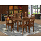 7 Pc Kitchen Nook Dining Set- Tables And 6 Kitchen Chairs By East West Furniture | Dining Sets | Modishstore