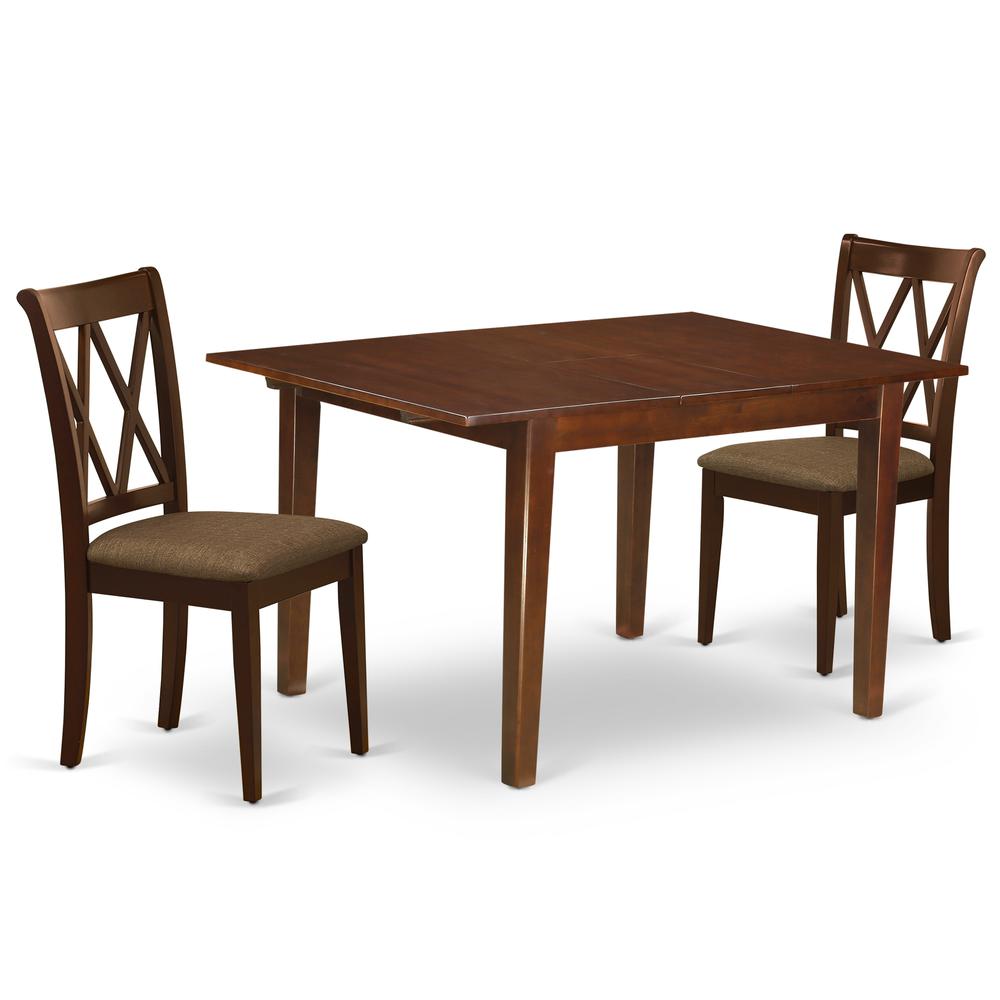 Dining Room Set Mahogany MLCL3 - MAH - C By East West Furniture | Dining Sets | Modishstore - 2