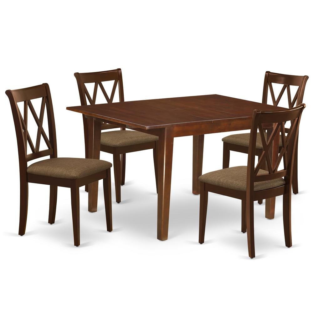 Dining Room Set Mahogany MLCL5 - MAH - C By East West Furniture | Dining Sets | Modishstore - 2