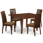 Dining Room Set Mahogany MLIP5-MAH-C By East West Furniture | Dining Sets | Modishstore - 2