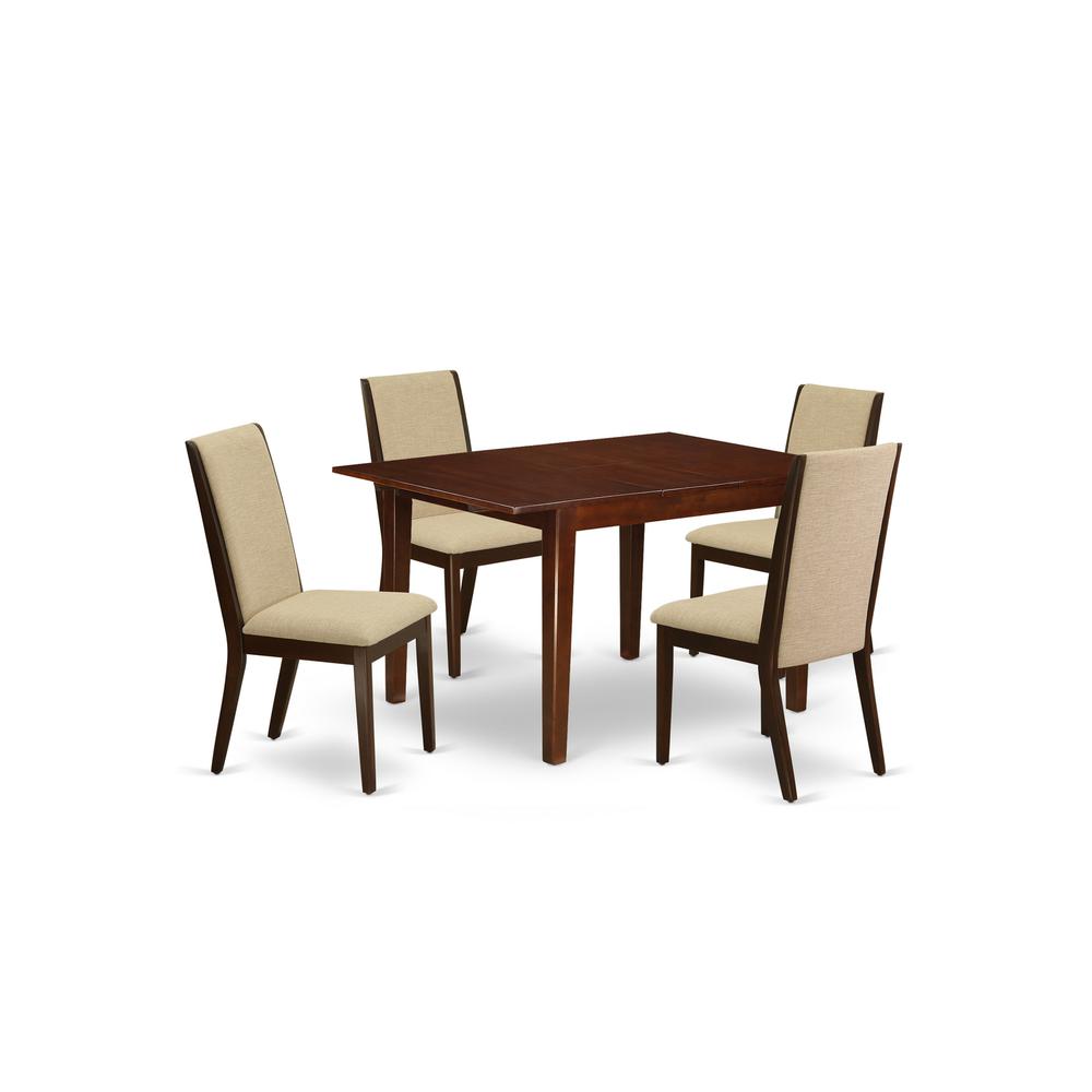 Dining Room Set Mahogany MLLA5 - MAH - 04 By East West Furniture | Dining Sets | Modishstore - 2