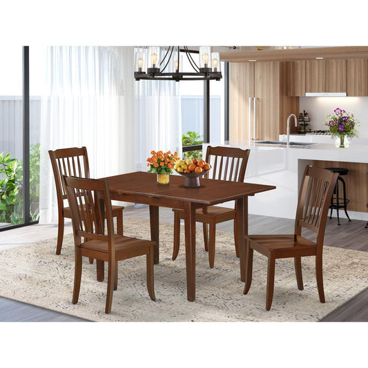 5 Pc Kitchen Nook Dining Set-Breakfast Nook And 4 Dining Chairs. By East West Furniture | Dining Sets | Modishstore