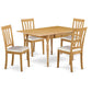 Dining Room Set Oak MZAN5 - OAK - LC By East West Furniture | Dining Sets | Modishstore - 2