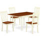 Dining Room Set Buttermilk & Cherry MZAN5 - WHI - W By East West Furniture | Dining Sets | Modishstore - 2