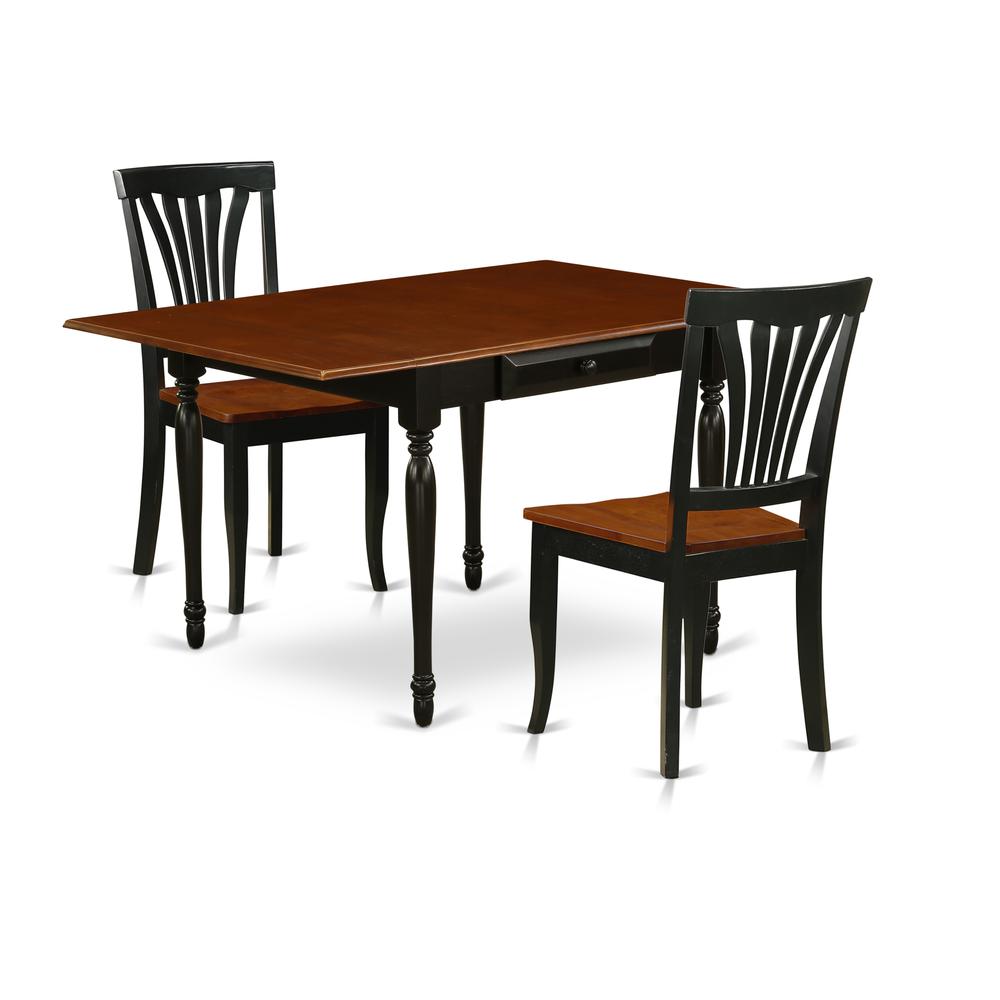 Dining Room Set Black & Cherry MZAV3 - BCH - W By East West Furniture | Dining Sets | Modishstore - 2