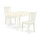 Dining Room Set Linen White MZAV3 - LWH - W By East West Furniture | Dining Sets | Modishstore - 2