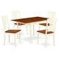 Dining Room Set Buttermilk & Cherry MZAV5 - WHI - W By East West Furniture | Dining Sets | Modishstore - 2