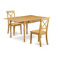 Dining Room Set Oak MZBO3 - OAK - W By East West Furniture | Dining Sets | Modishstore - 2