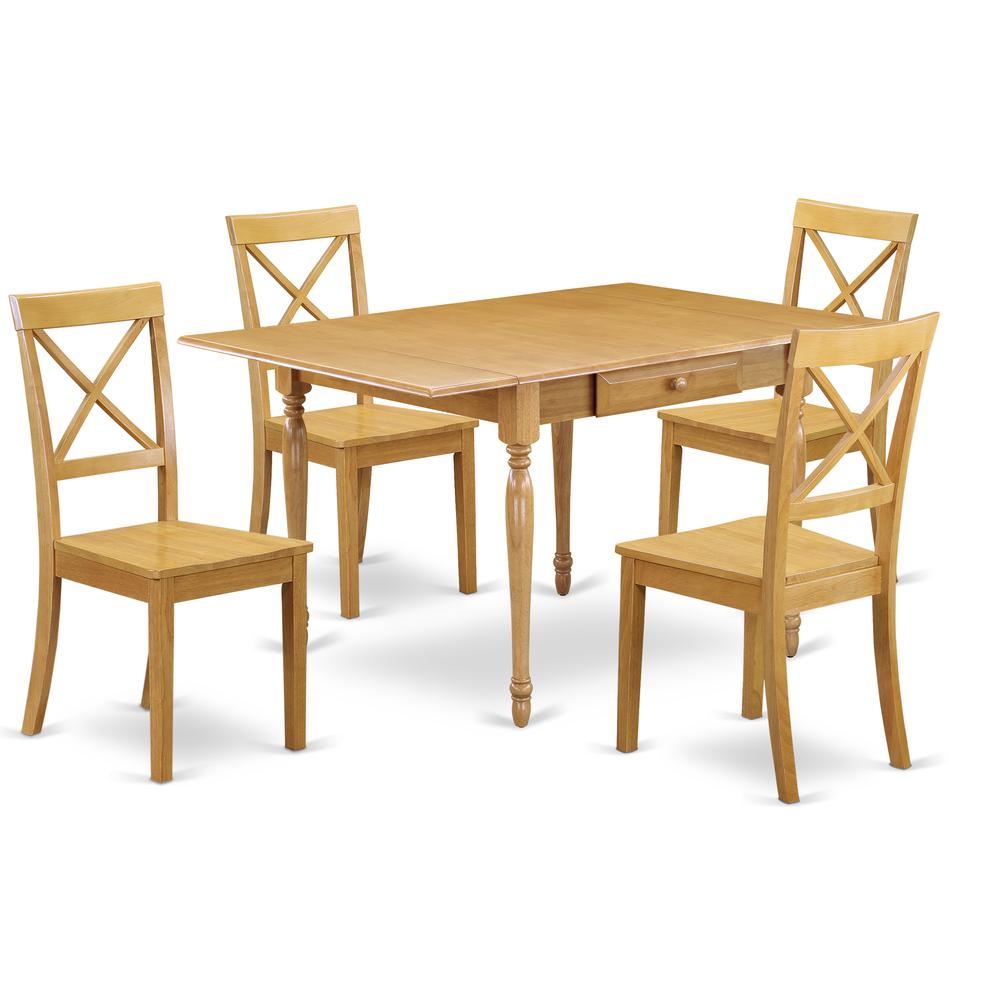 Dining Room Set Oak MZBO5 - OAK - W By East West Furniture | Dining Sets | Modishstore - 2