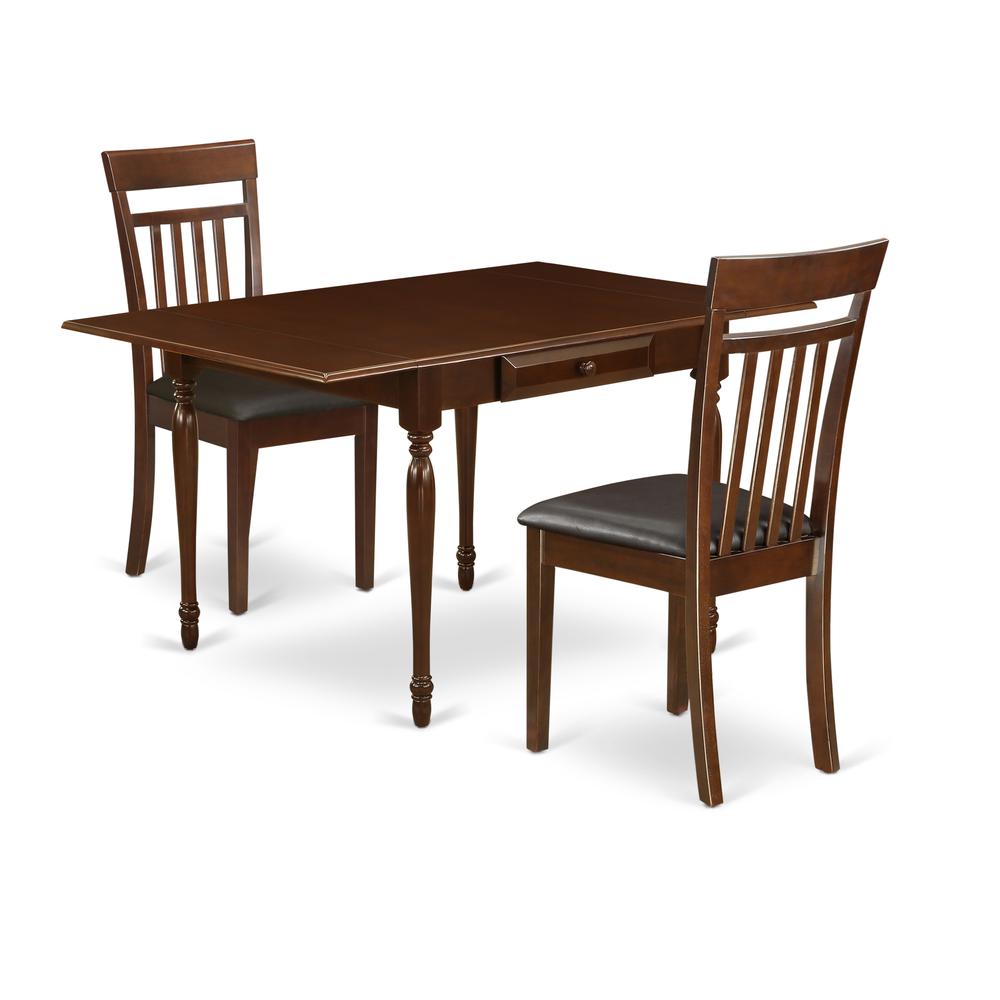 Dining Room Set Mahogany MZCA3 - MAH - LC By East West Furniture | Dining Sets | Modishstore - 2
