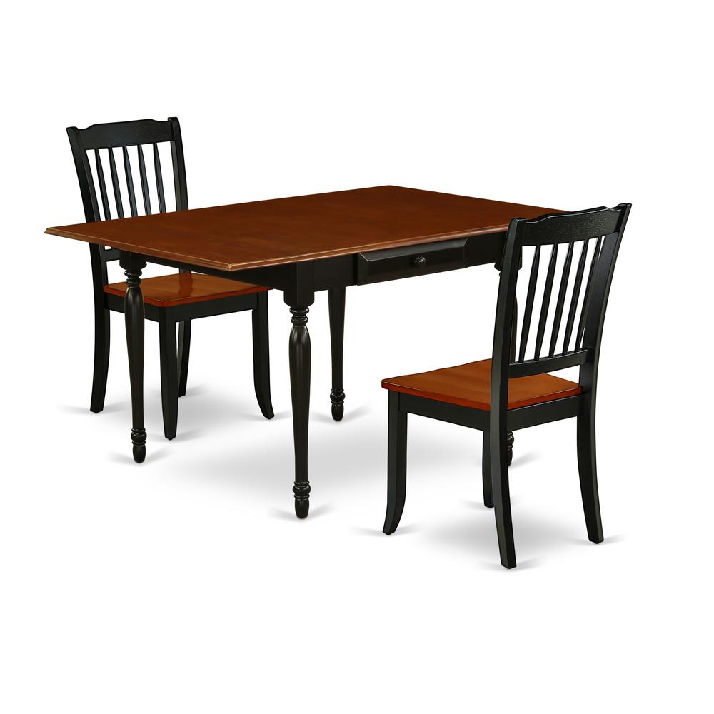 Dining Room Set Black & Cherry MZDA3 - BCH - W By East West Furniture | Dining Sets | Modishstore - 2