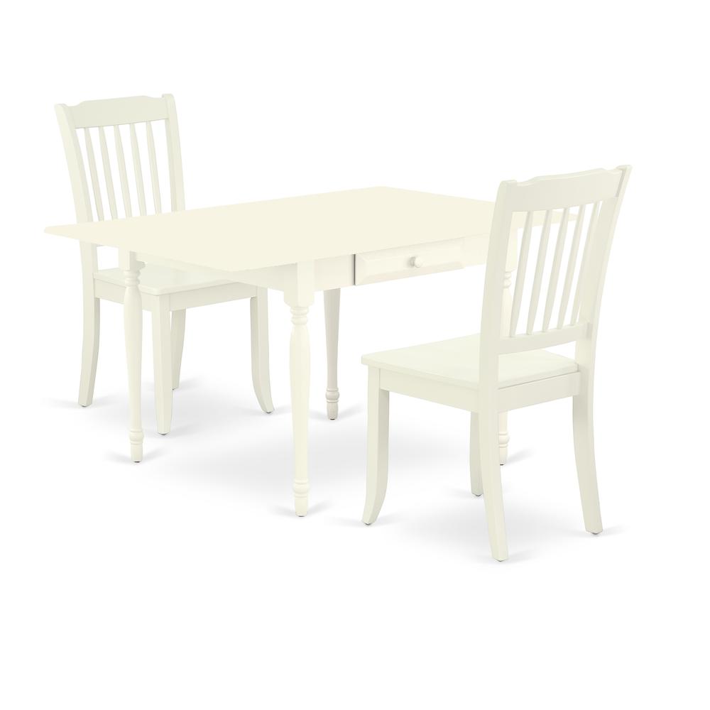 Dining Room Set Linen White MZDA3 - LWH - W By East West Furniture | Dining Sets | Modishstore - 2