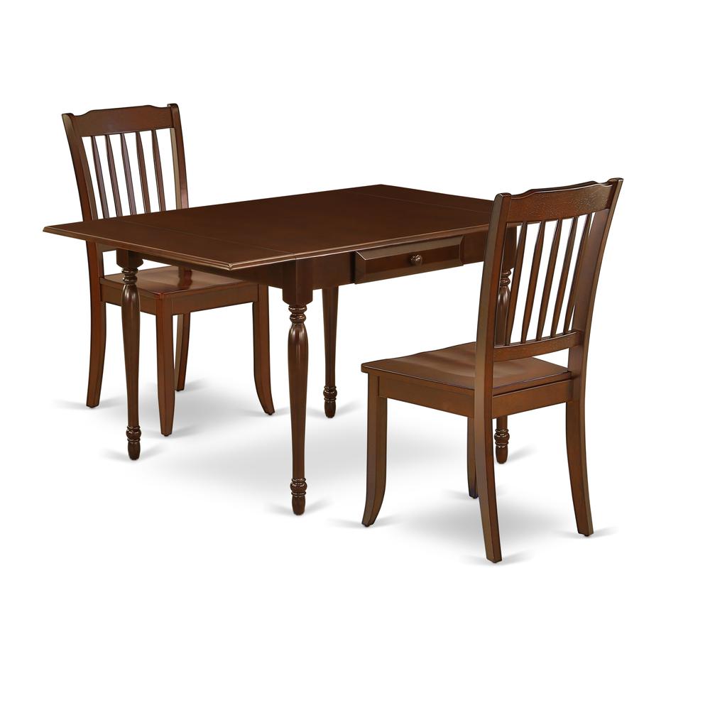 Dining Room Set Mahogany MZDA3 - MAH - W By East West Furniture | Dining Sets | Modishstore - 2