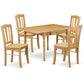Dining Room Set Oak MZDL5 - OAK - W By East West Furniture | Dining Sets | Modishstore - 2